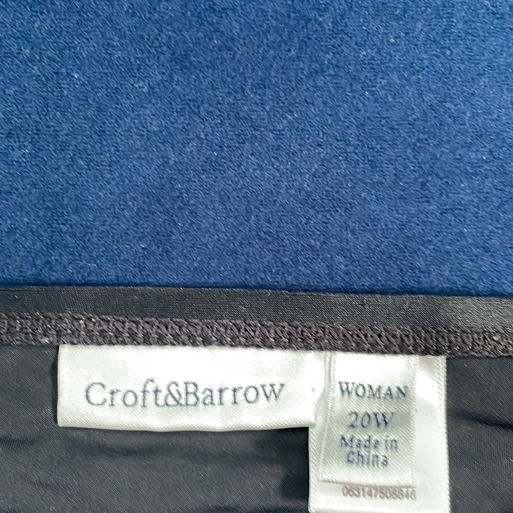 EUC black Croft & Barrow swim bottoms. Size 20W. Some pilling on the rear back. - Picture 3 of 3